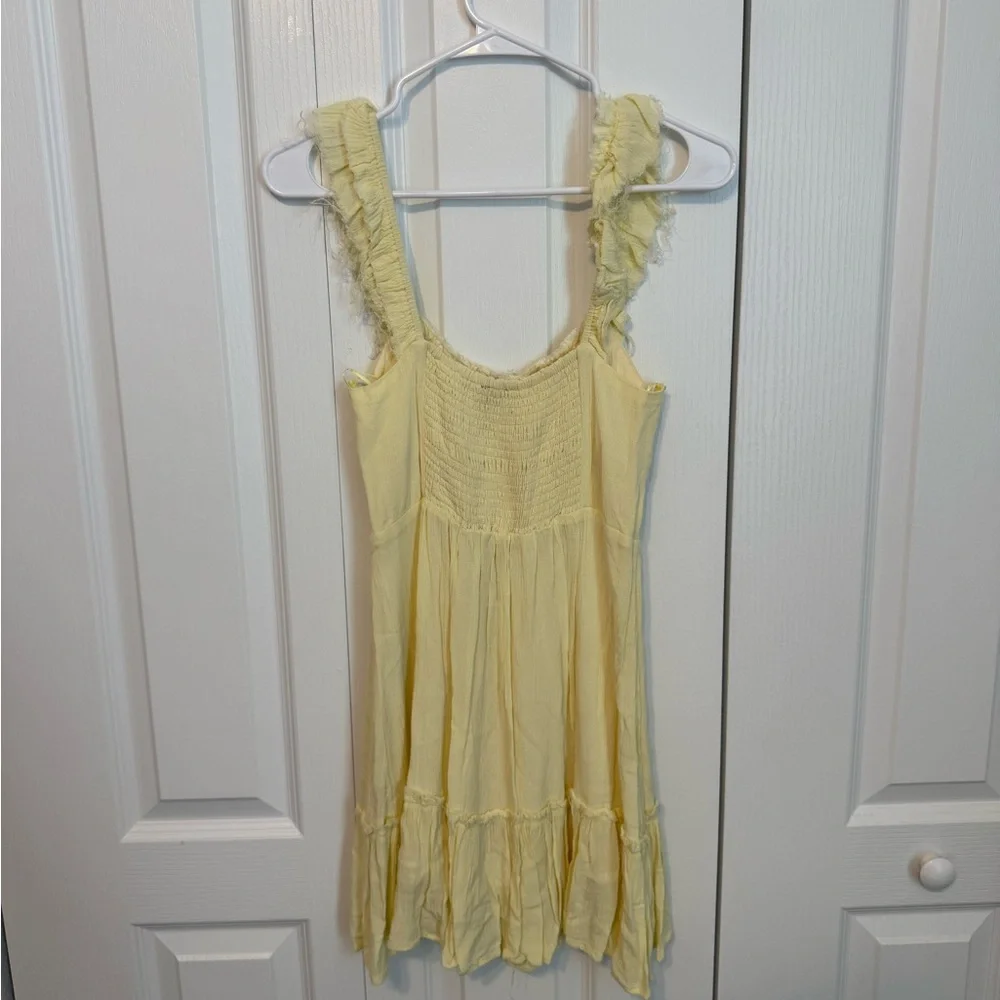 Yellow Ruffled Sundress - Picture 2 of 3